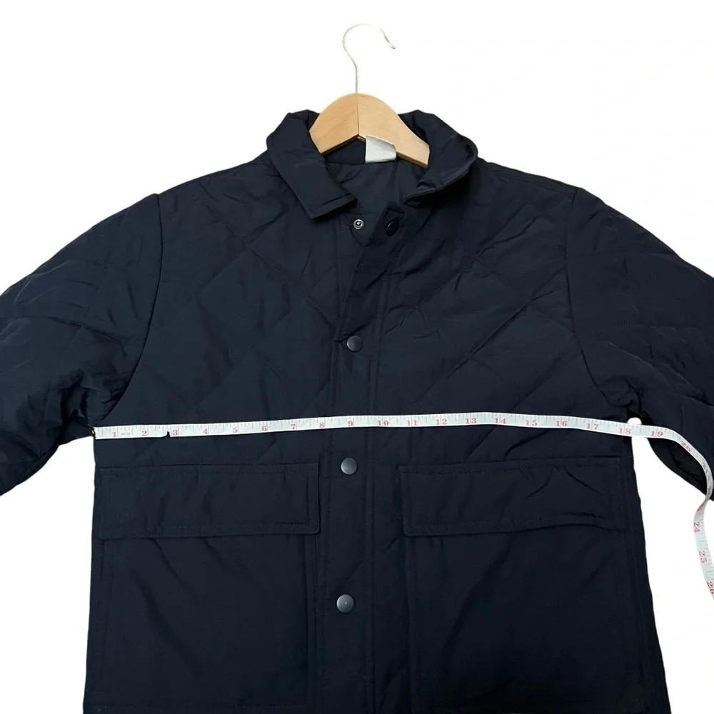 Zara|Kids Navy Quilted Puffer Jacket- Size 10